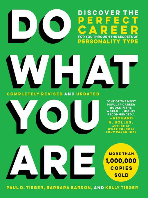 Title details for Do What You Are by Paul D. Tieger - Available